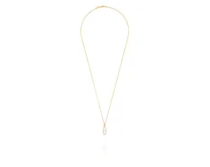 Small Diamond Kingston Charm Necklace | Gold