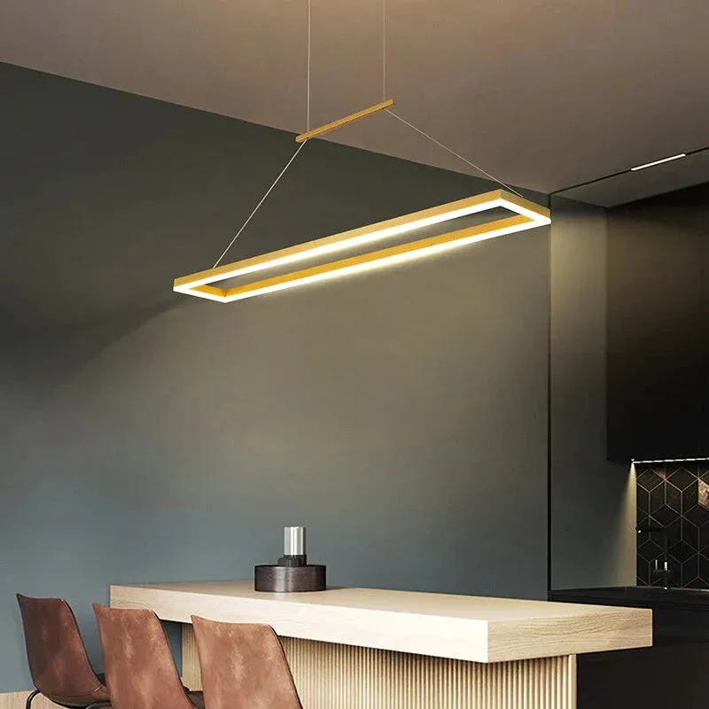 Solis - Modern Rectangle LED Pendant Lights