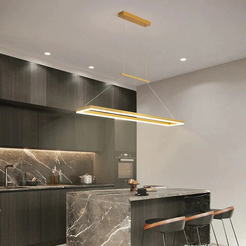 Solis - Modern Rectangle LED Pendant Lights