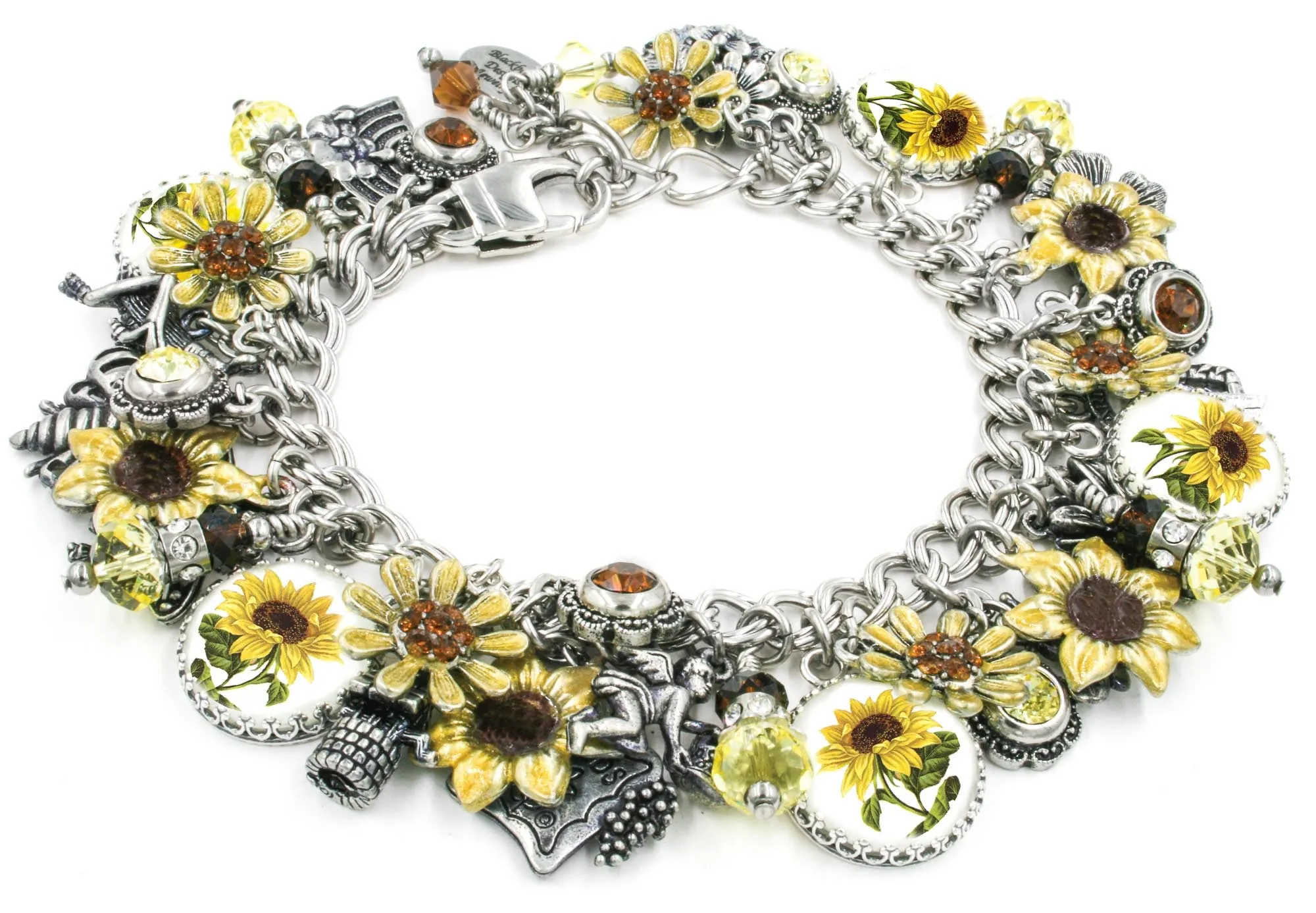 Sunflower Charm Bracelet