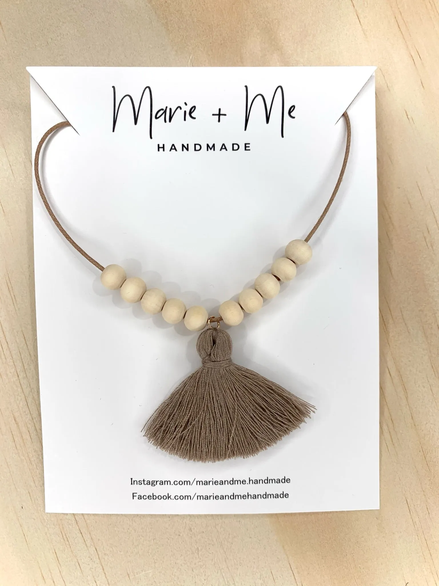 The KIDS Tassel Necklace by Marie   Me - Various