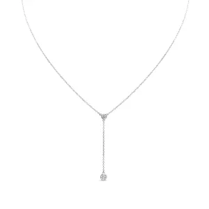 Tiffany Elsa Perretti Diamonds By The Yard Necklace - Platinum