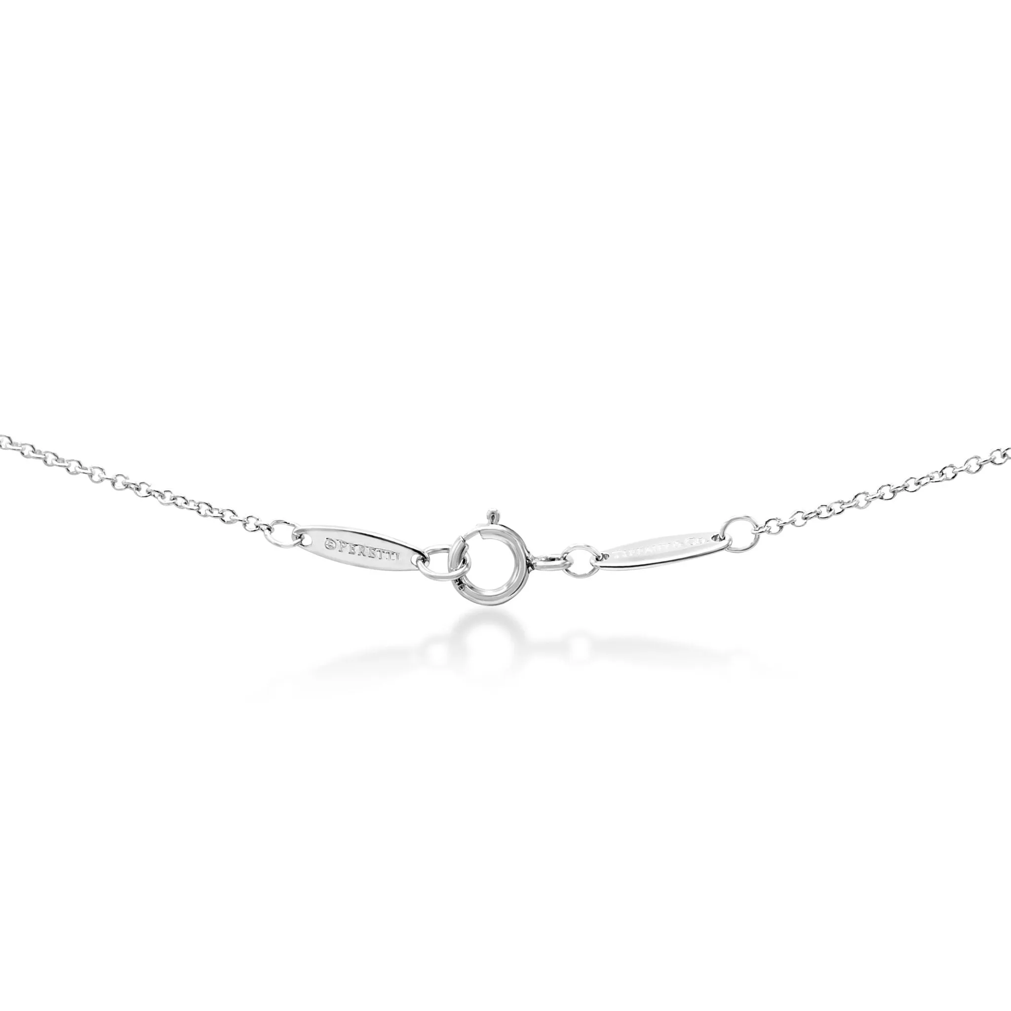 Tiffany Elsa Perretti Diamonds By The Yard Necklace - Platinum