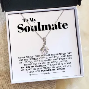 To My Soulmate - My Best Friend, My Love, My Life - Necklace