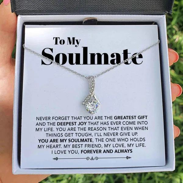 To My Soulmate - My Best Friend, My Love, My Life - Necklace