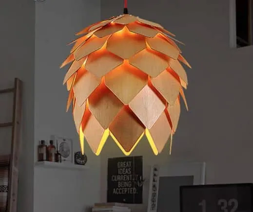 TYKO Tiki Pinecone Lamp