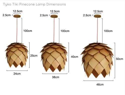 TYKO Tiki Pinecone Lamp