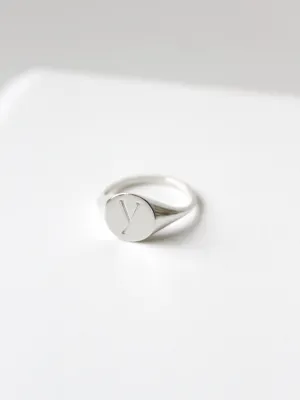 Y Signet Ring | Size 6 | Ready-to-Ship